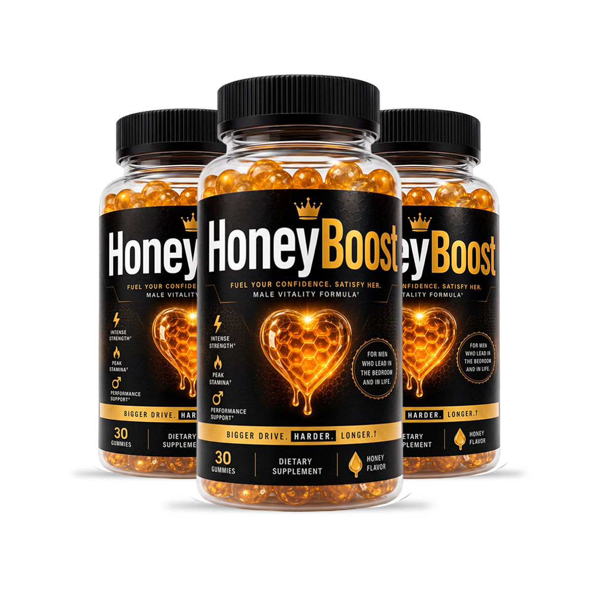 Honey Boost three bottle package